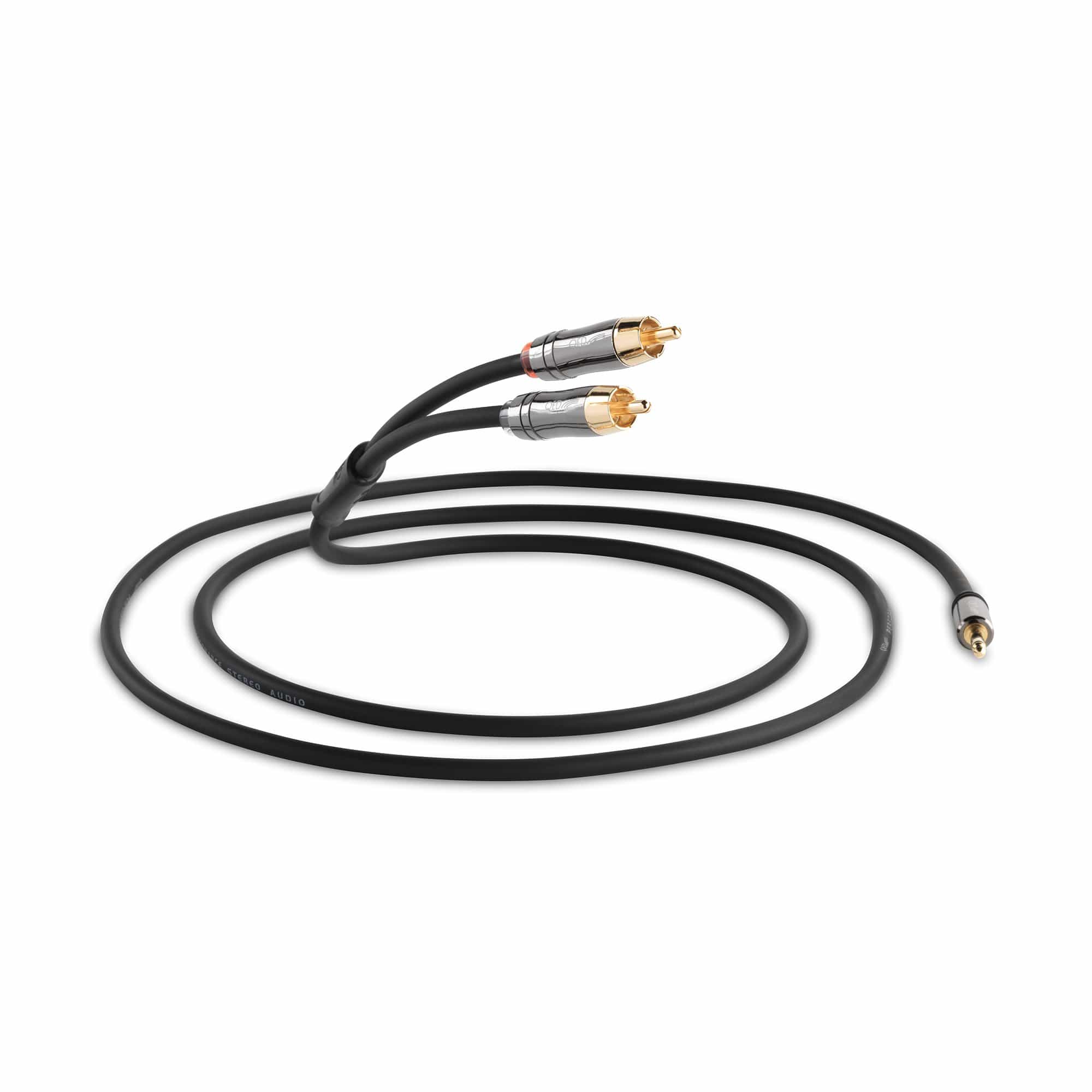 QED Performance Audio J2P Graphite 2/RCA to M/3.5mm 3.0M - Image 2