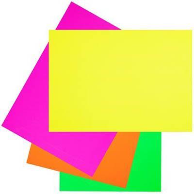 Quill Coloured A3 Copy Paper 80GSM Fluoro Assorted Pack 150 - Image 2