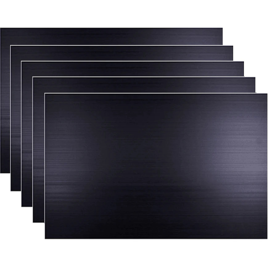 Quill Polypropylene Sign Board Paper 5mm A3 Black Pack 5