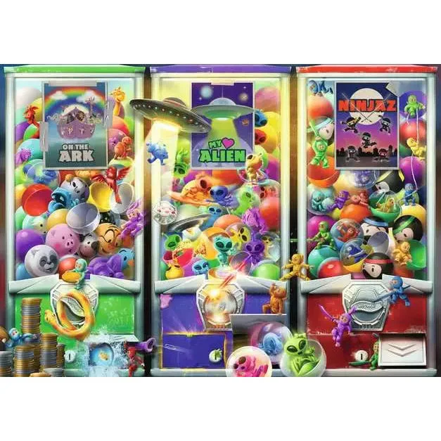 Ravensburger 1000pc Animals Aliens and Ninjas Puzzle - Image 2