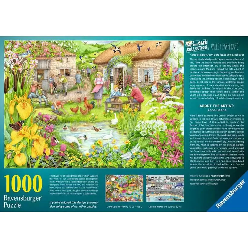 Ravensburger 1000pc Cosy Cafe No.3: Farm Cafe Puzzle - Image 3