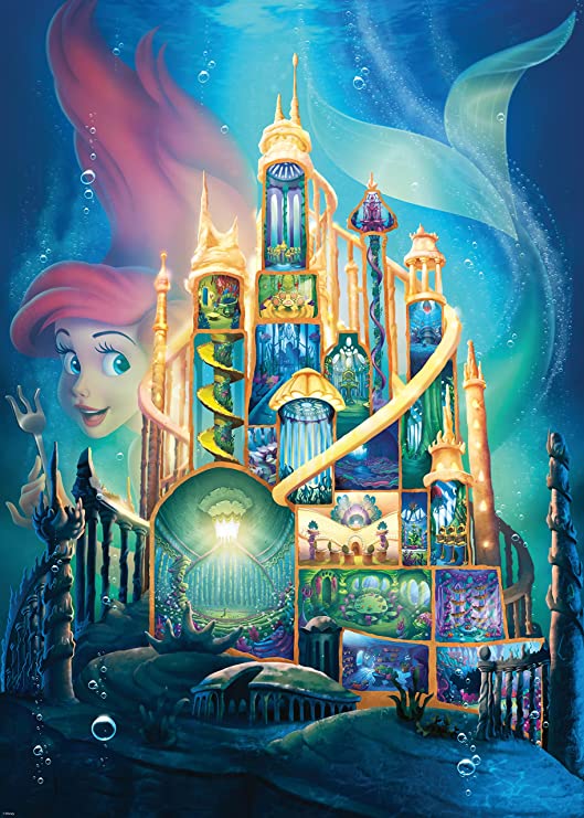 Ravensburger 1000pc Disney Castles: Ariel Puzzle - Image 2