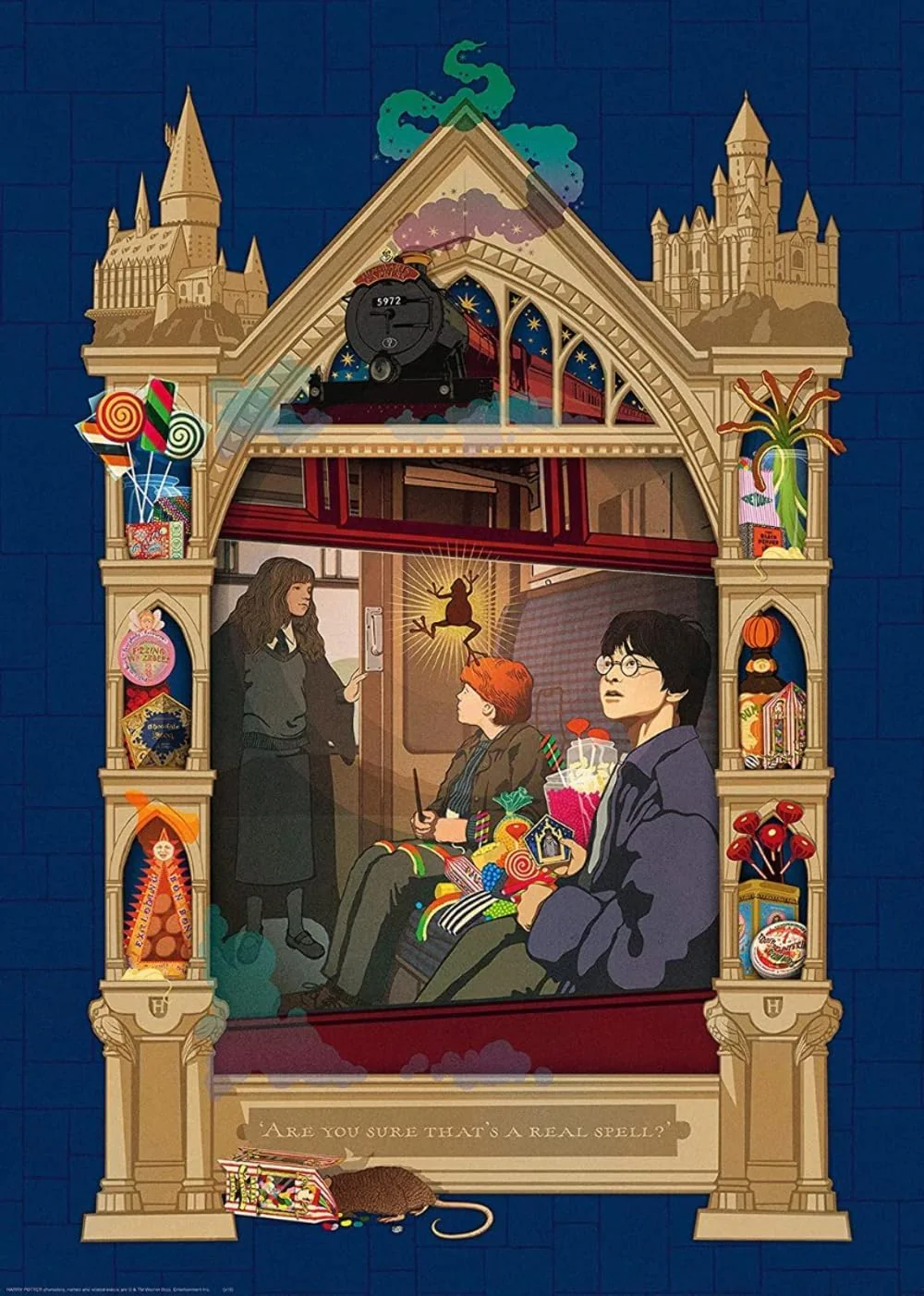 Ravensburger 1000pc Harry Potter the Way to Hogwarts Puzzle - Image 2