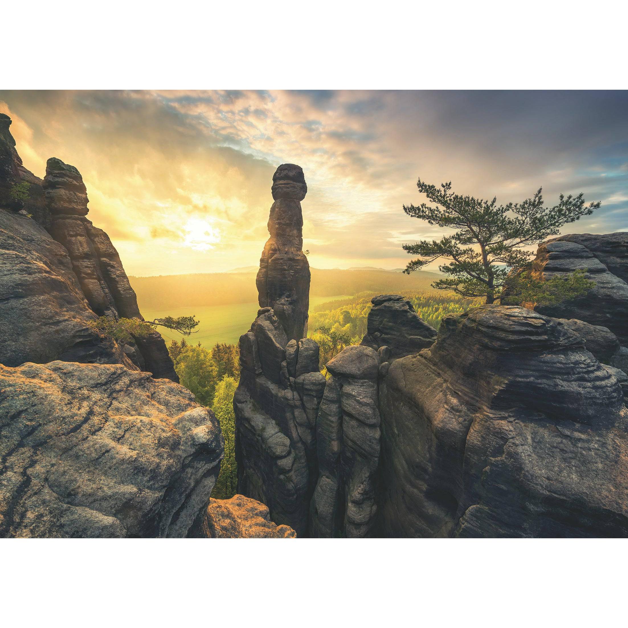 Ravensburger 1000pc Monolith Elbe Sandstone Mountains Puzzle - Image 2