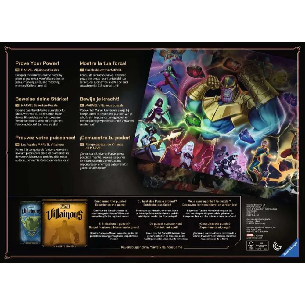 Ravensburger 1000pc Villainous Thanos - Image 3