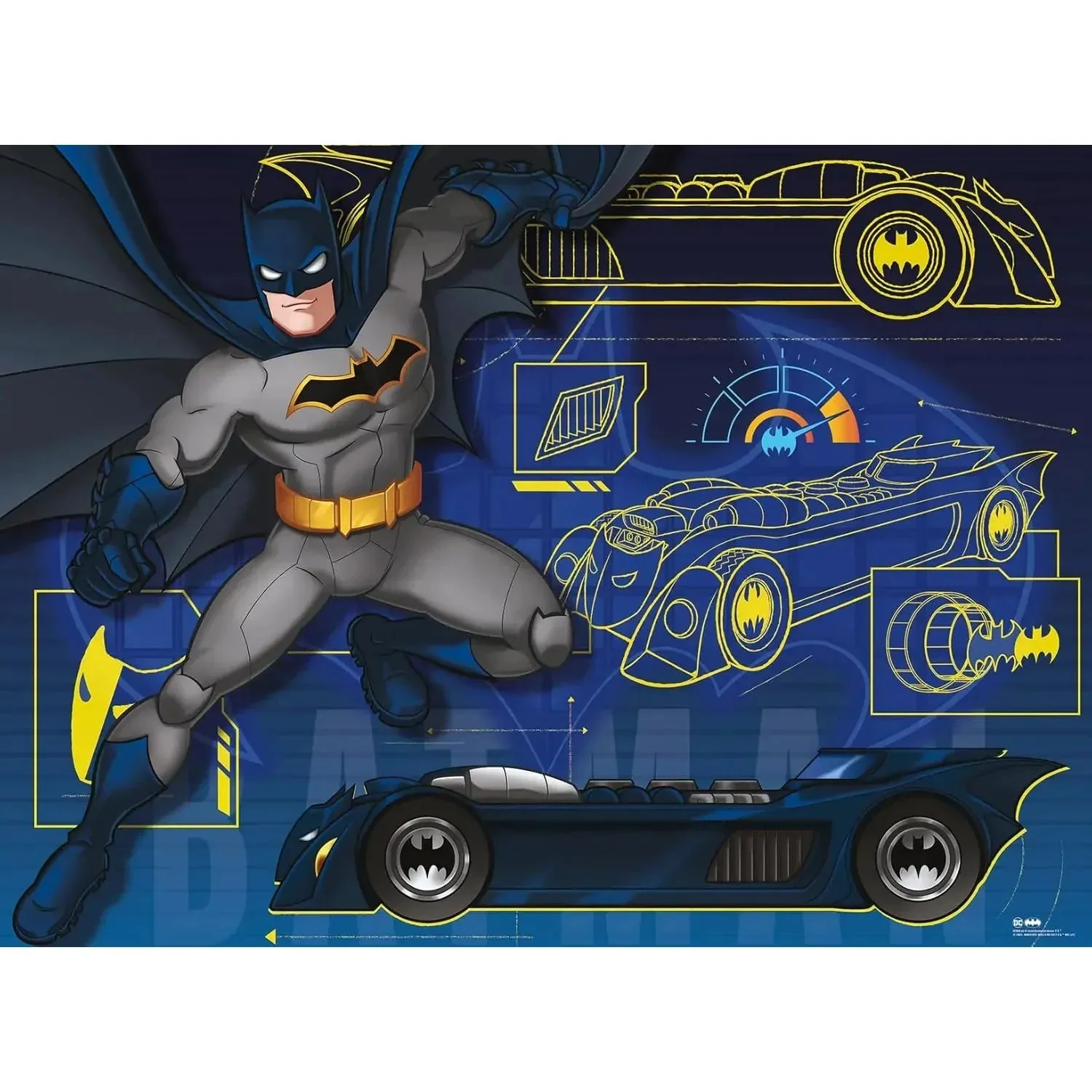 Ravensburger 100pc Batman and the Batmobile Puzzle - Image 2