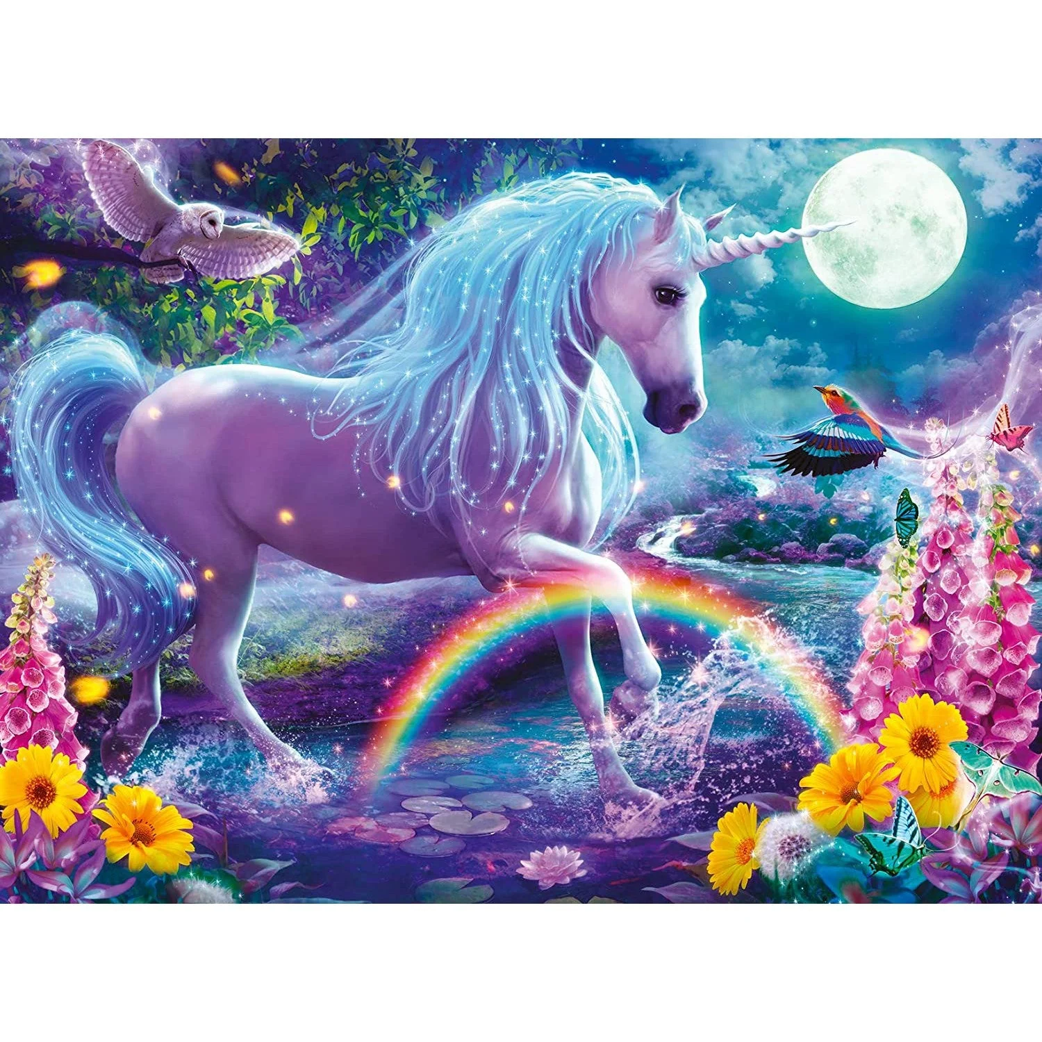 Ravensburger 100pc Glitter Unicorn - Image 2