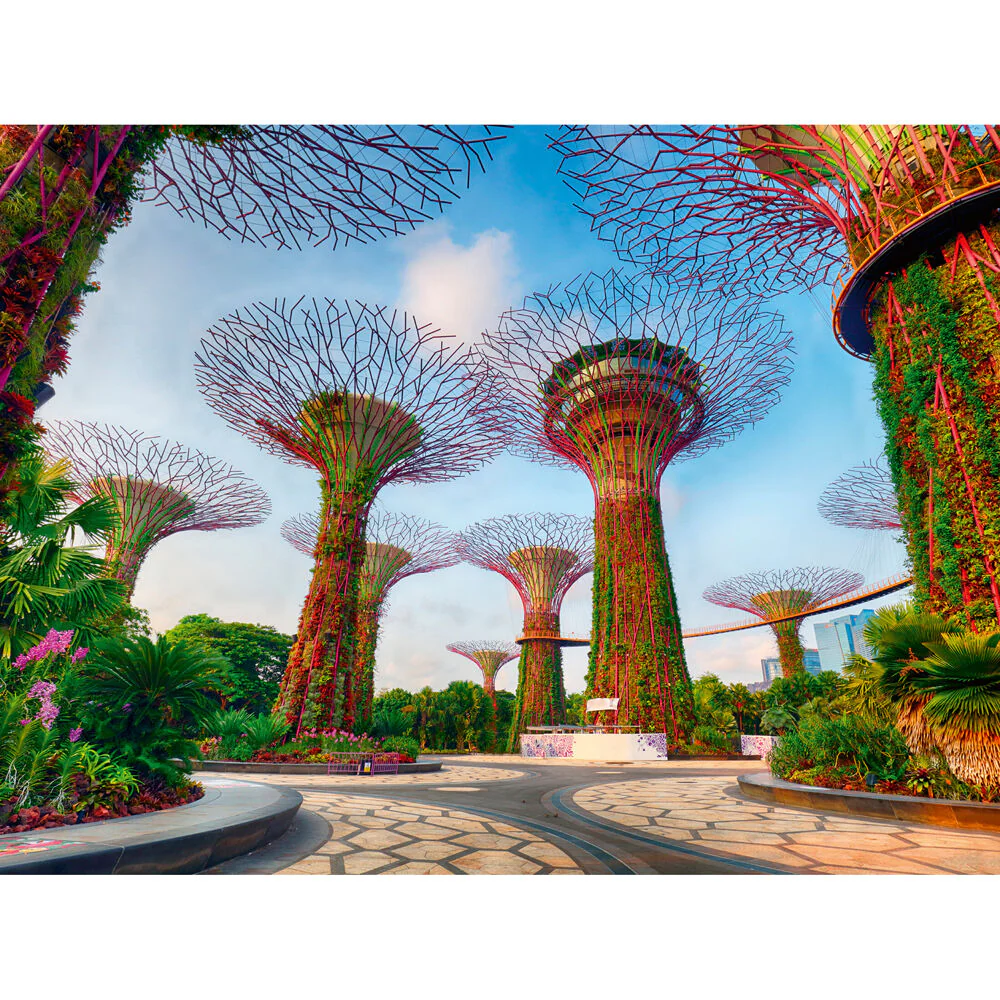 Ravensburger 1500pc WT: Singapur/Tokyo Puzzle - Image 2