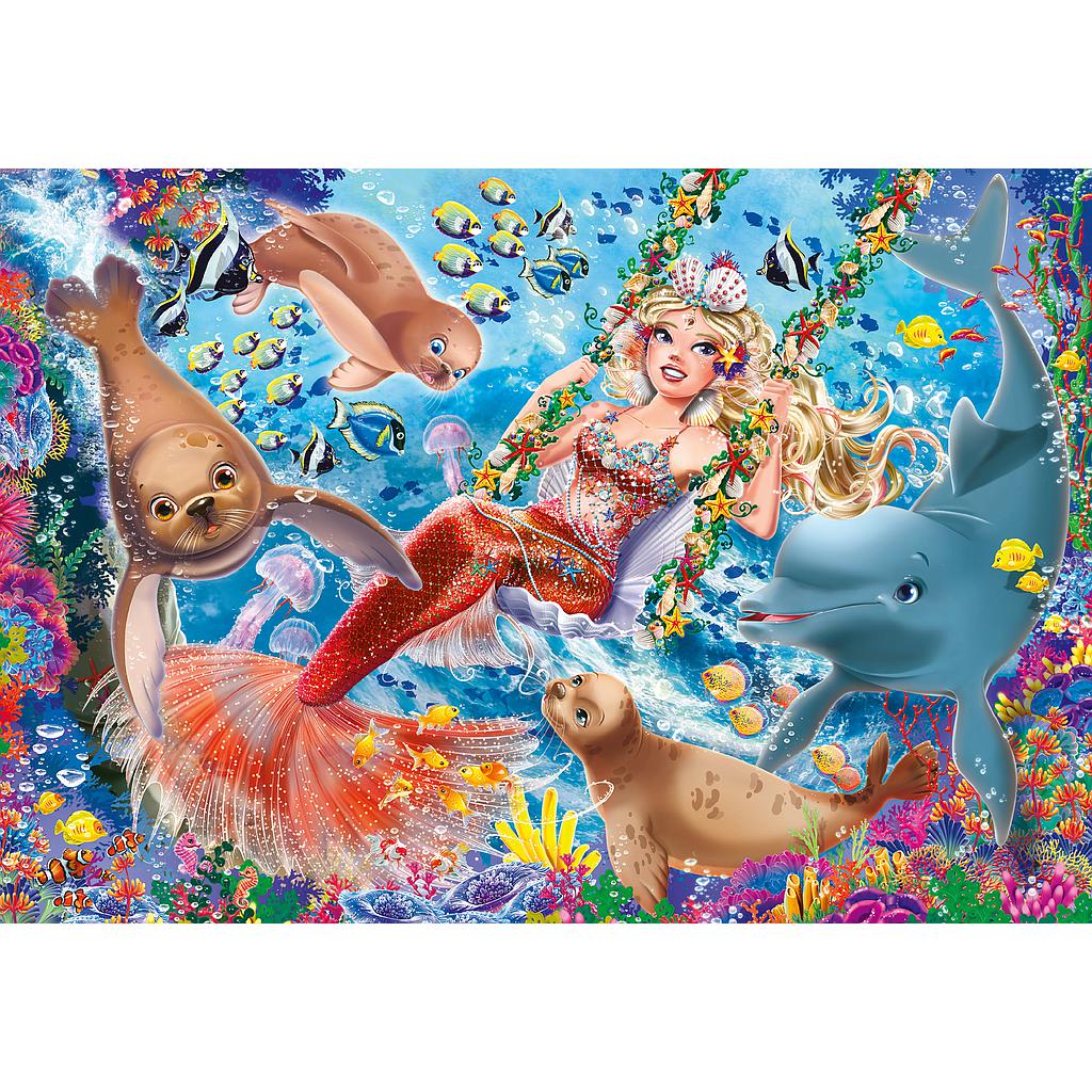Ravensburger 2x24pc Mermaid Tea Party Puzzle - Image 2