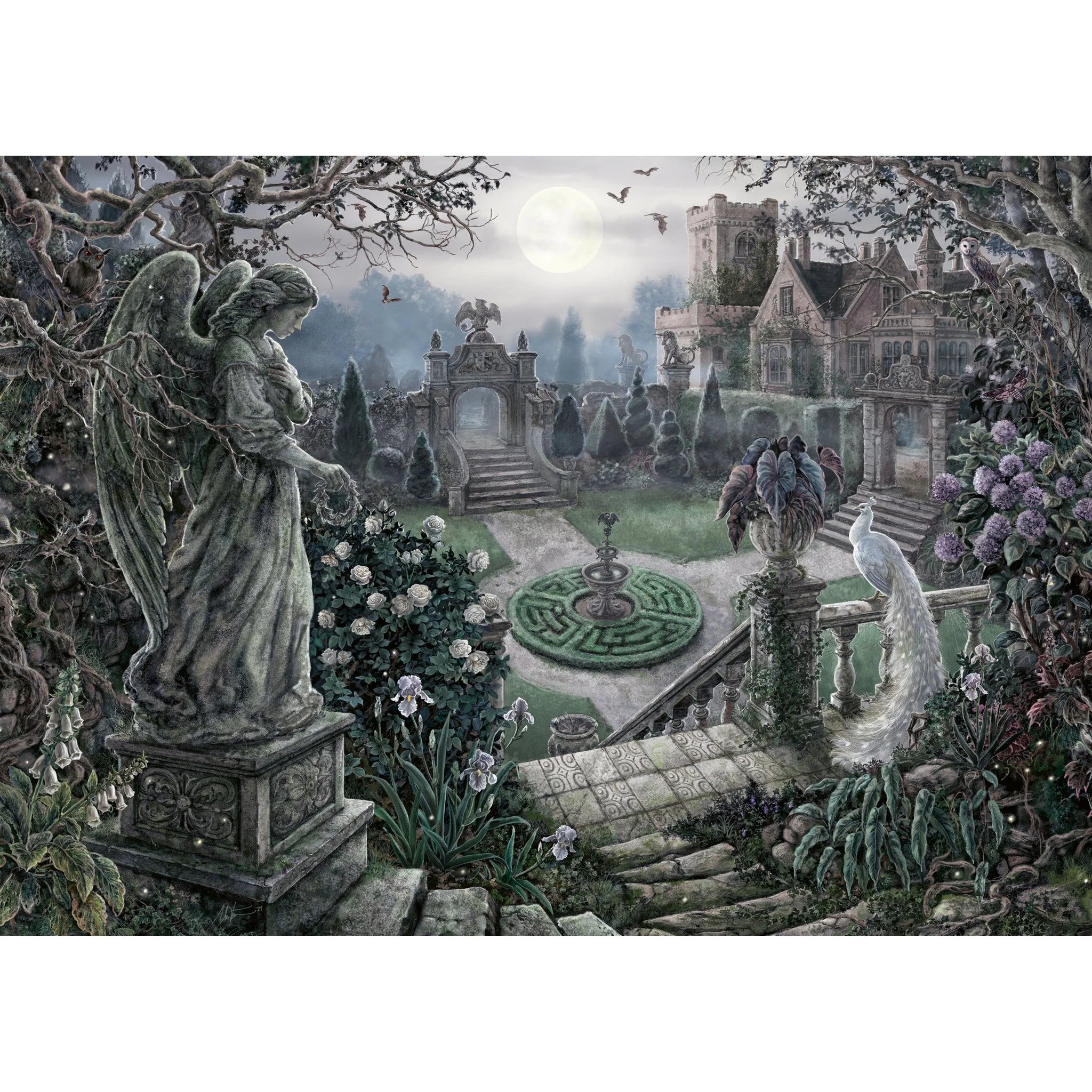 Ravensburger 368pc Escape 14 Midnight in the Garden Puzzle - Image 2