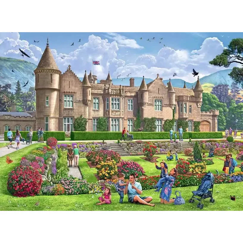 Ravensburger 4x500pc Happy Days No. 5 Royal Residences Puzzle - Image 2