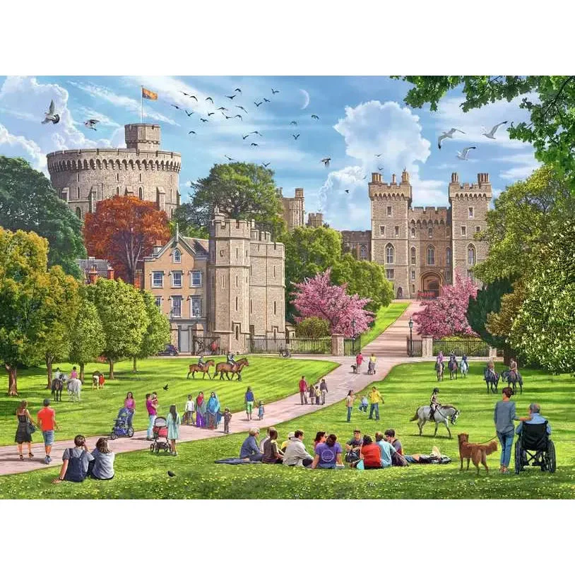 Ravensburger 4x500pc Happy Days No. 5 Royal Residences Puzzle - Image 4