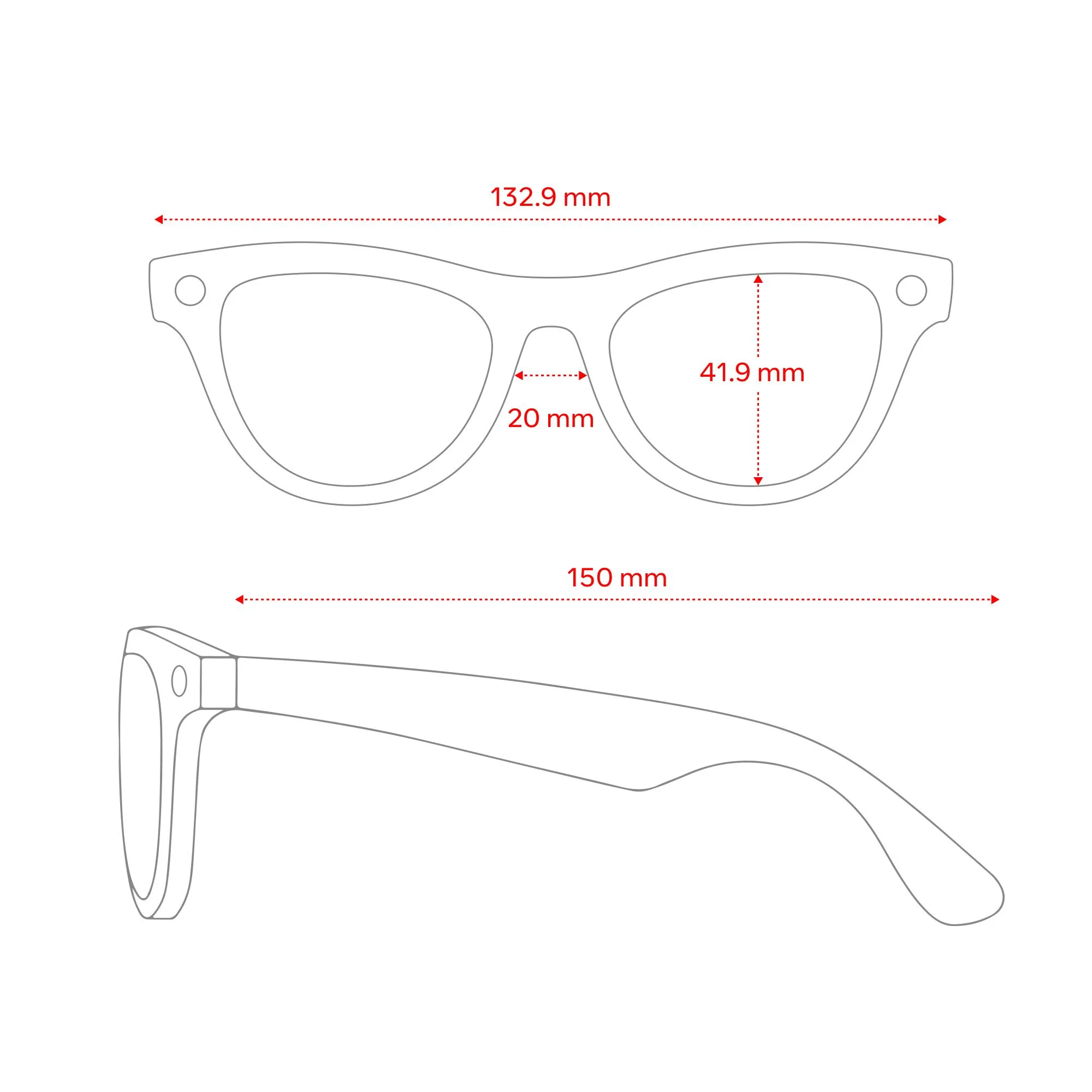 Ray-Ban | Meta Skyler Gen 2 AI Glasses (Shiny Transparent Peach/Transitions Brown) - Image 6