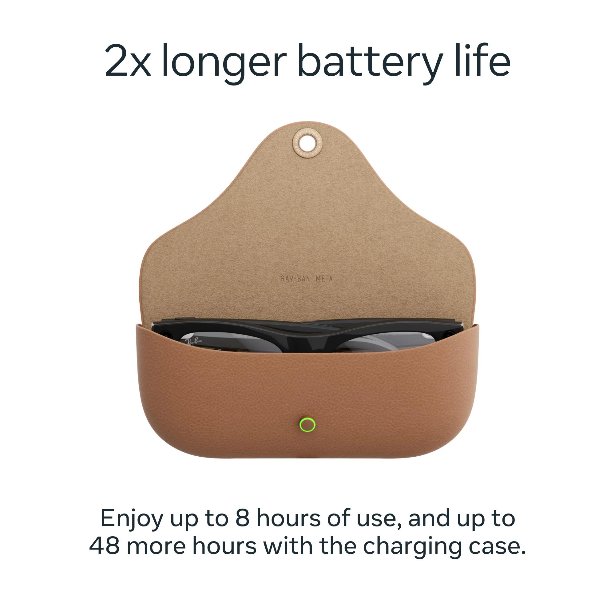 Ray-Ban | Meta Wayfarer Large Gen 2 AI Glasses (Matte Black/Clear) - Image 6