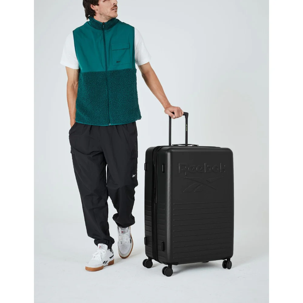 Reebok Adventure Large 150L Hard Shell Case Travel Luggage (Black) - Image 2