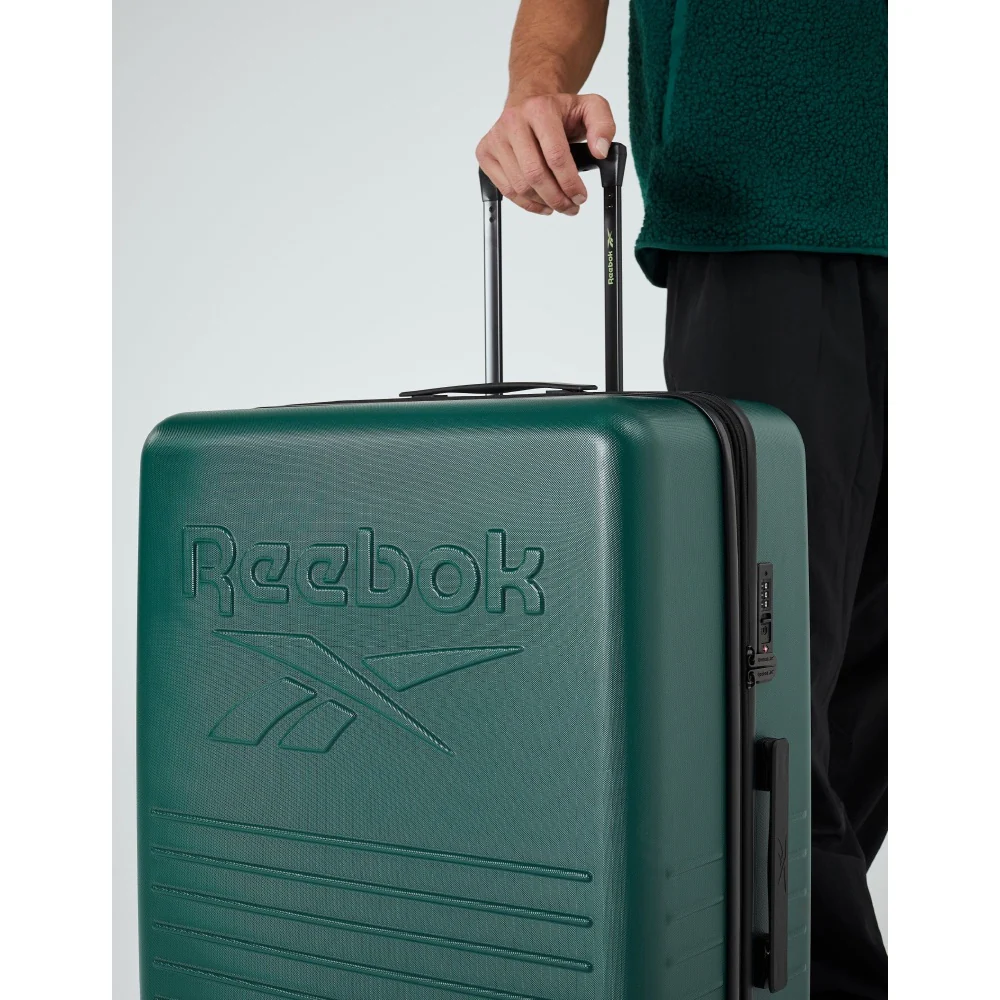 Reebok Adventure Large 150L Hard Shell Case Travel Luggage (Forest Green) - Image 9
