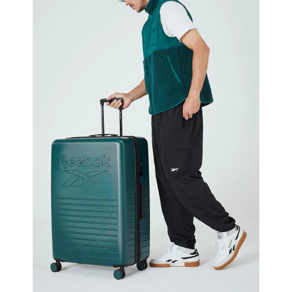 Reebok Adventure Medium 100L Hard Shell Case Travel Luggage (Forest Green) - Image 2