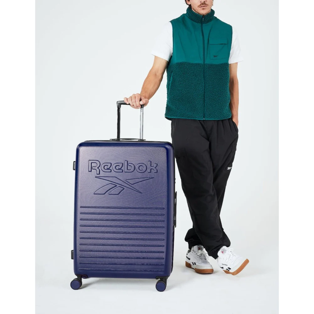Reebok Adventure Medium 100L Hard Shell Case Travel Luggage (Navy) - Image 2
