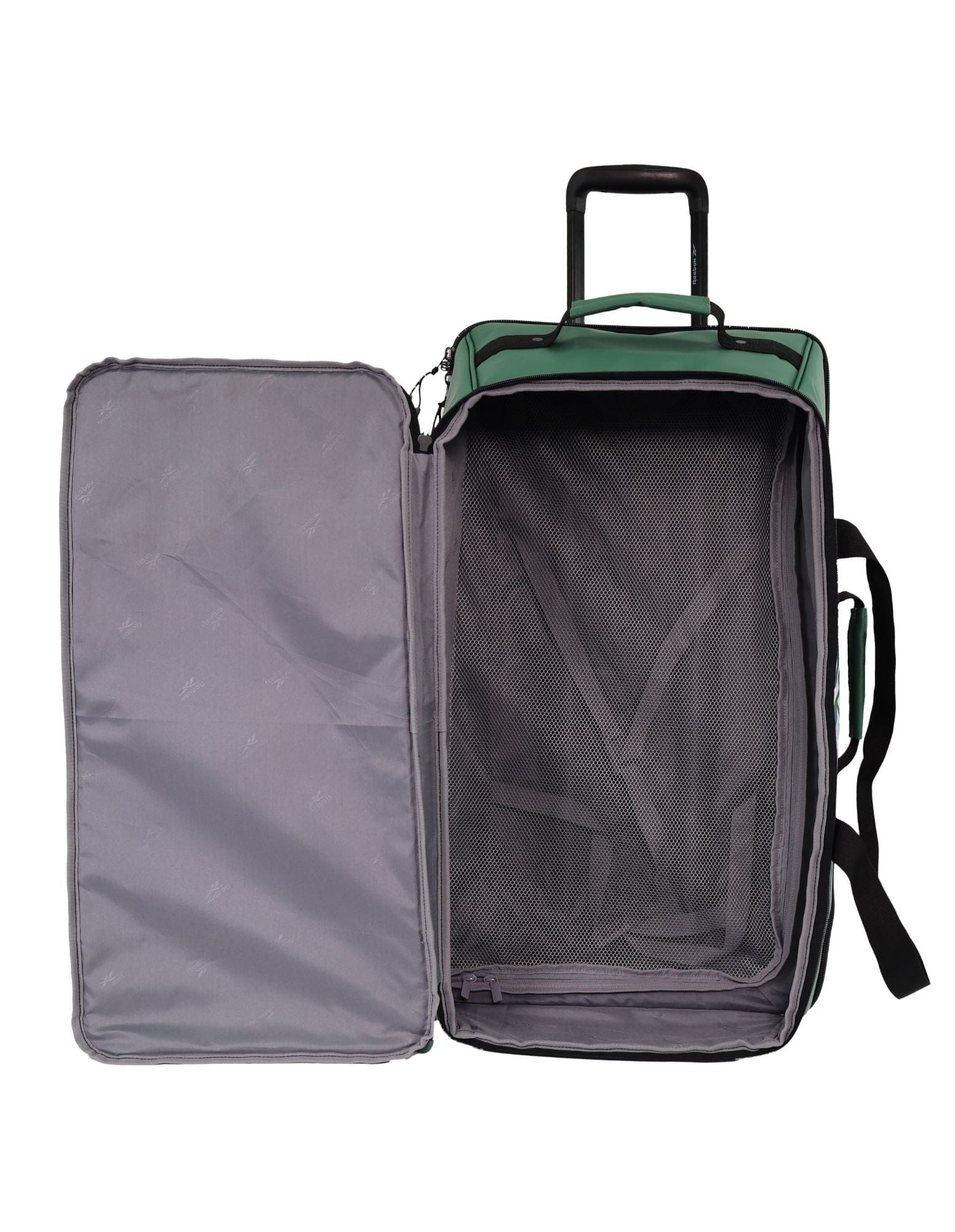 Reebok All Star 88L Leather Trolley Suitcase - Green - Image 10