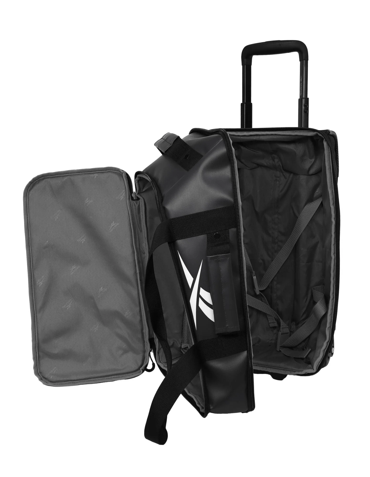 Reebok All Star Cabin 39L Leather Film Trolley Luggage (Black) - Image 7