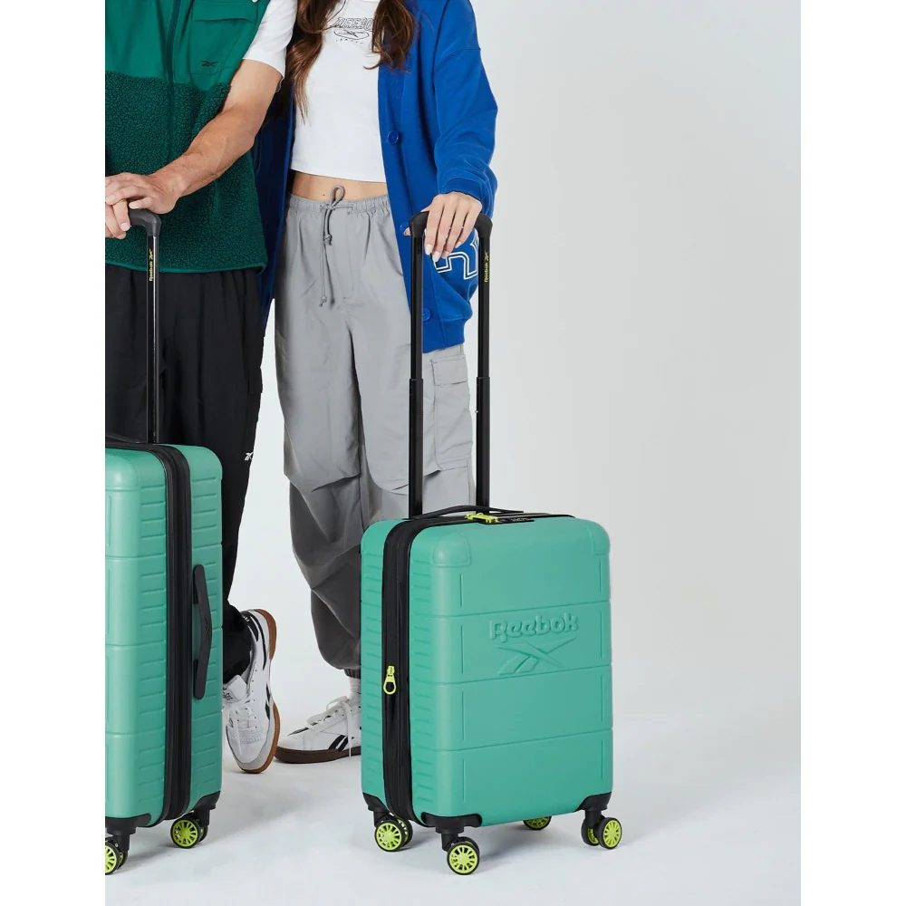 Reebok Wanderer Cabin 49L Hard Shell Case Travel Luggage (Turquoise) - Image 2