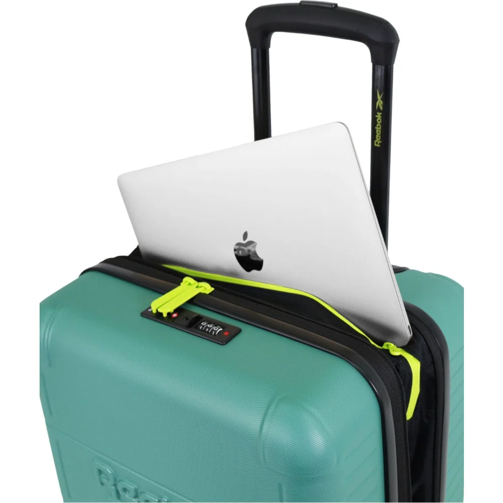 Reebok Wanderer Cabin 49L Hard Shell Case Travel Luggage (Turquoise) - Image 8