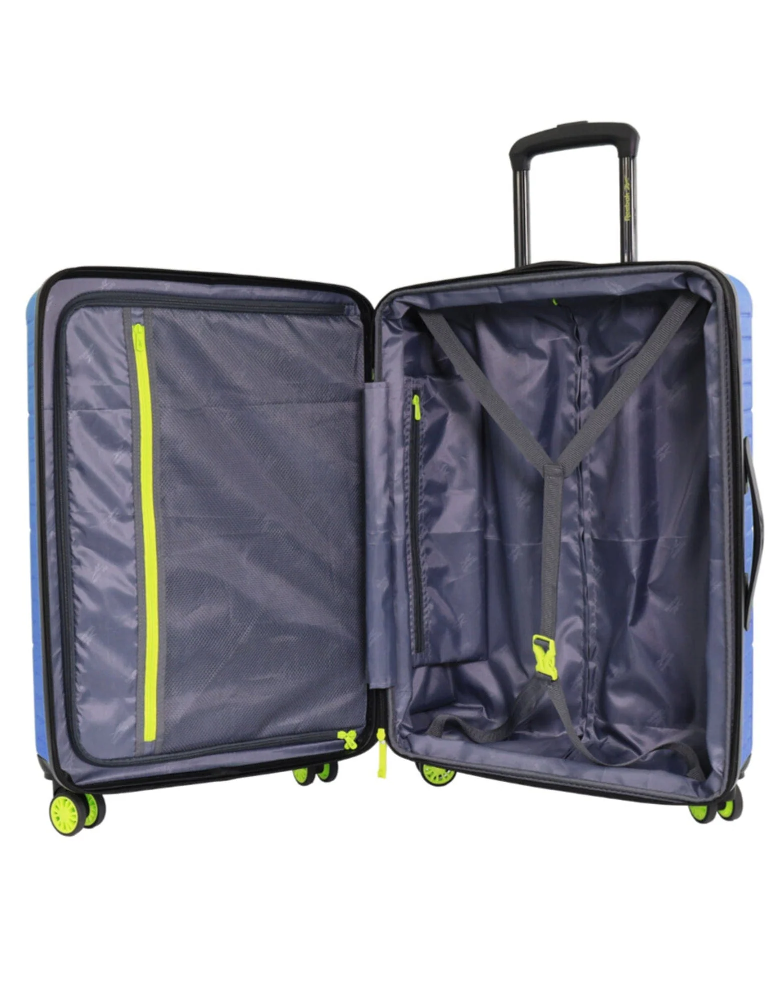 Reebok Wanderer Medium 90L Hard Shell Case Suitcase Travel Luggage (Blue) - Image 8