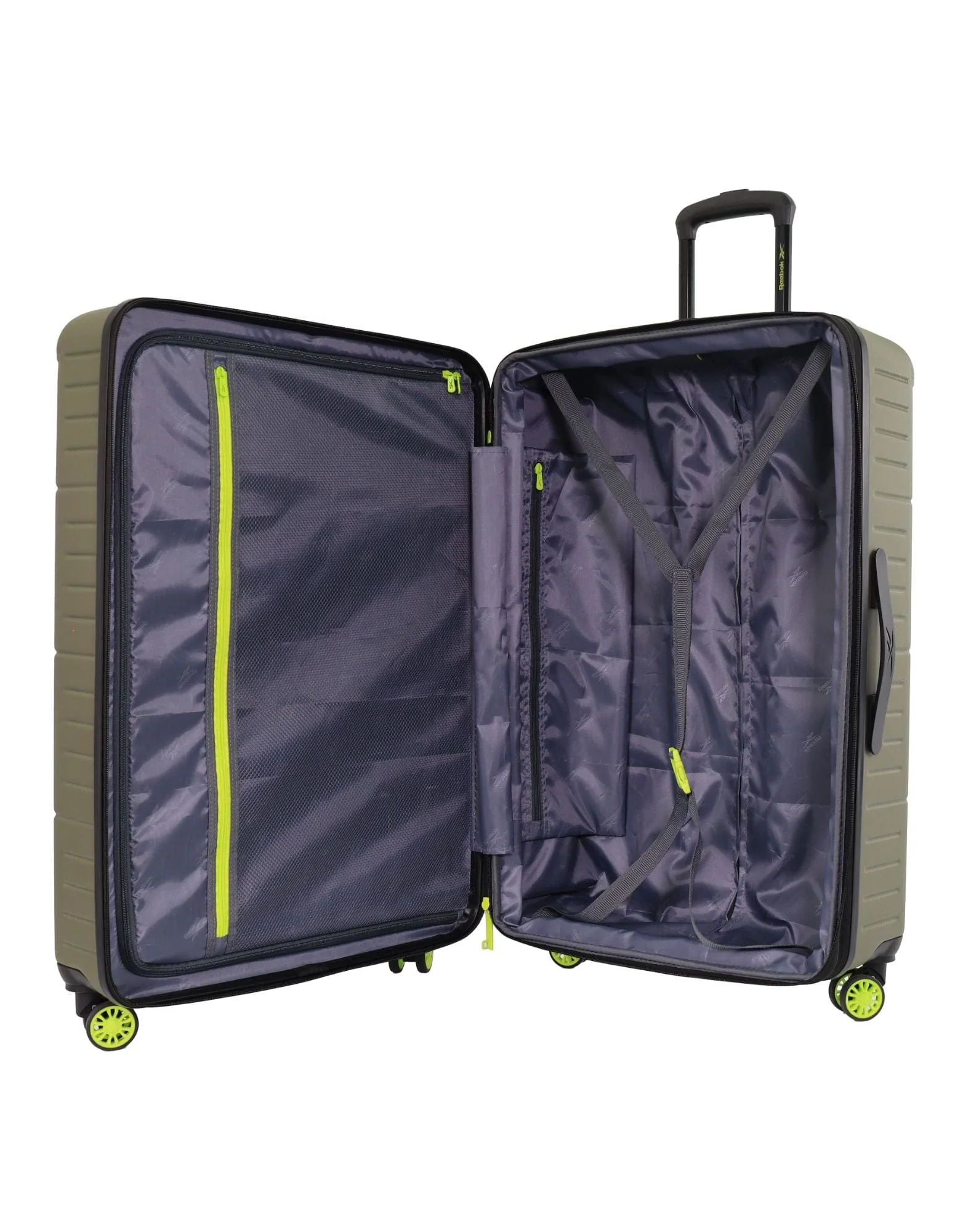 Reebok Wanderer Medium 90L Hard Shell Case Travel Luggage (Khaki) - Image 2