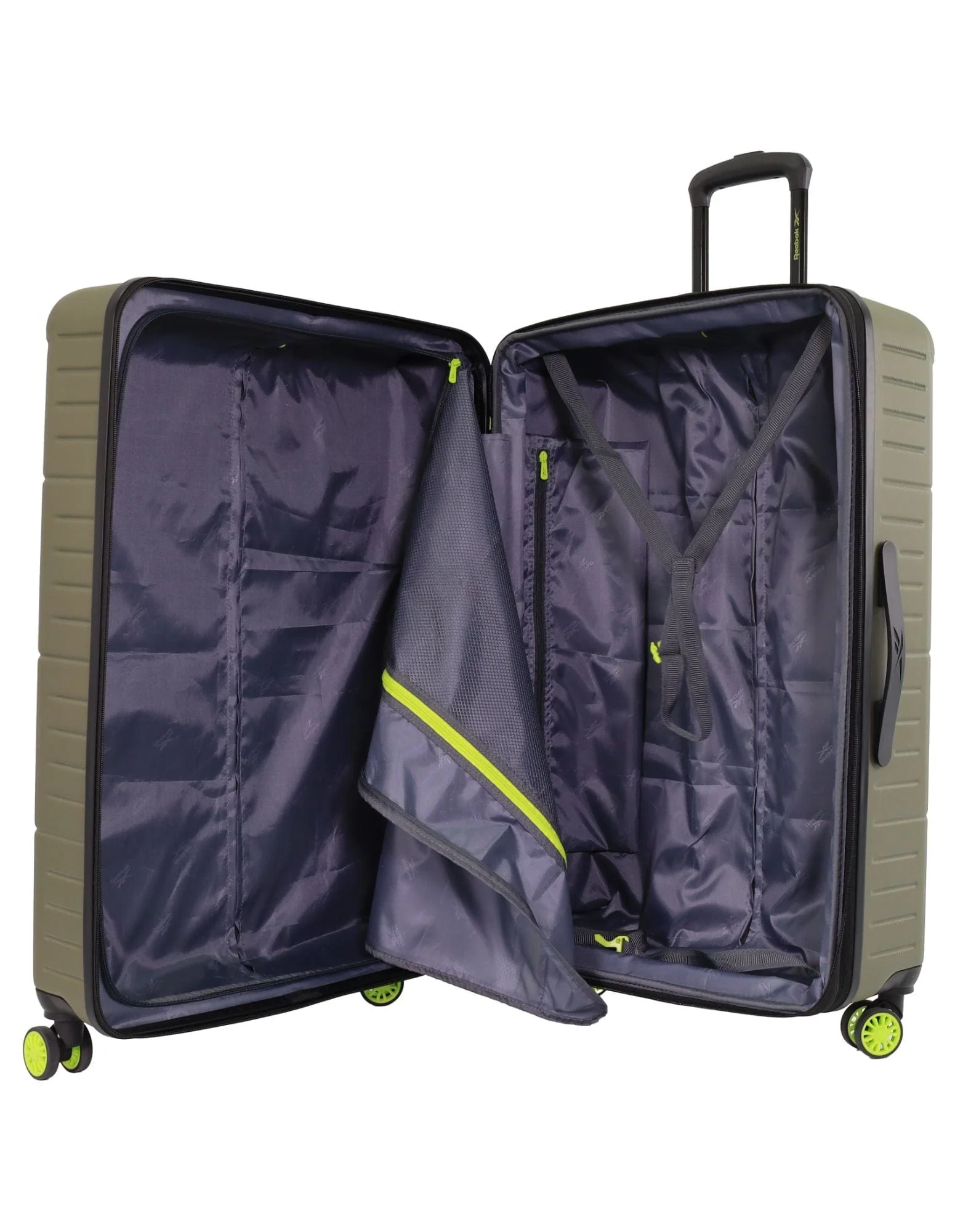 Reebok Wanderer Medium 90L Hard Shell Case Travel Luggage (Khaki) - Image 6