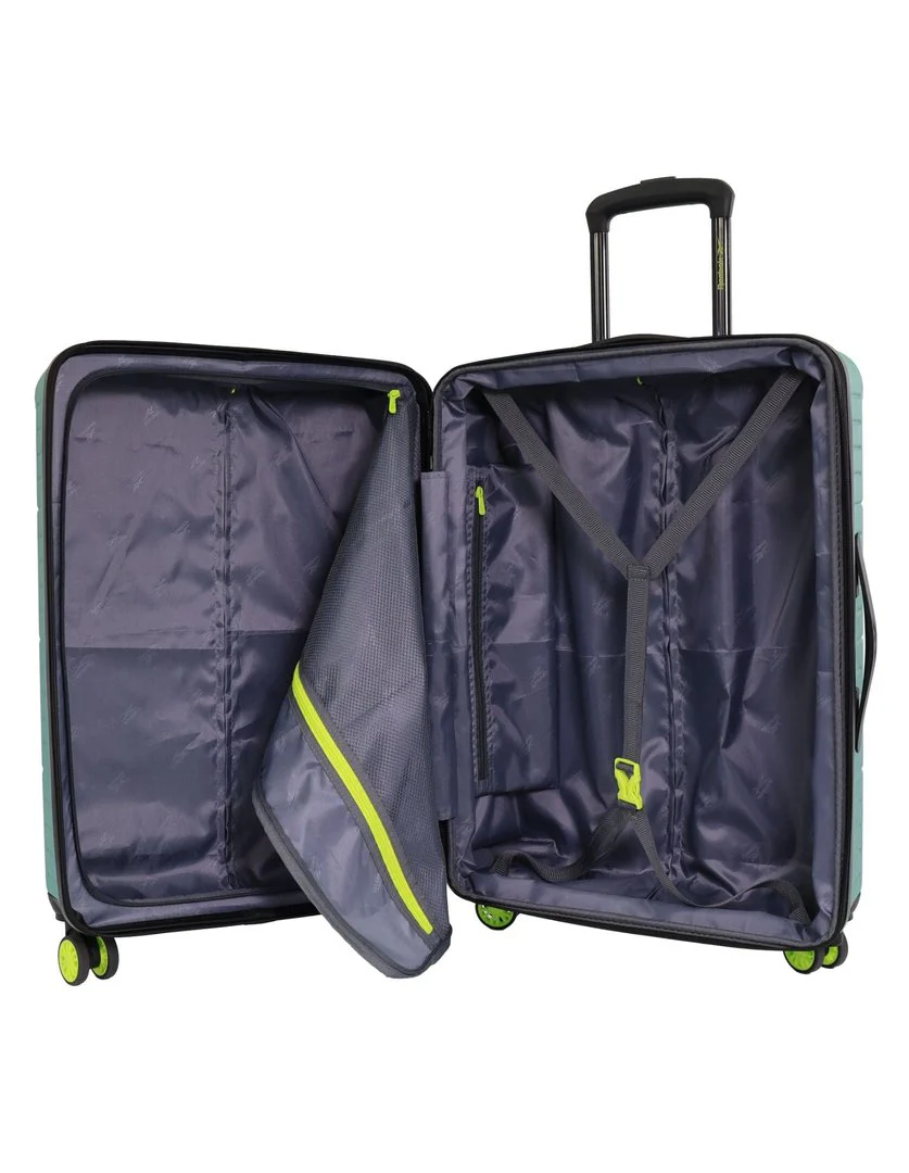 Reebok Wanderer Medium 90L Hard Shell Case Travel Luggage (Turquoise) - Image 5