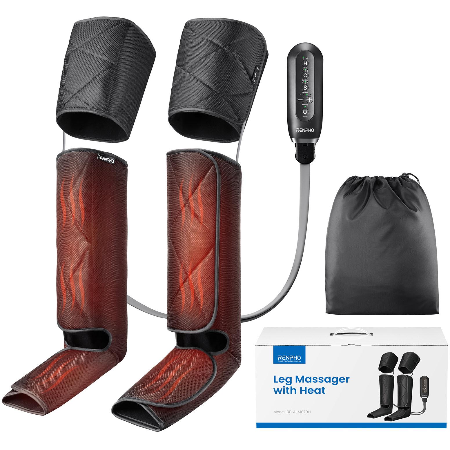 RENPHO Air Compression Leg Massager with Heat - Image 2