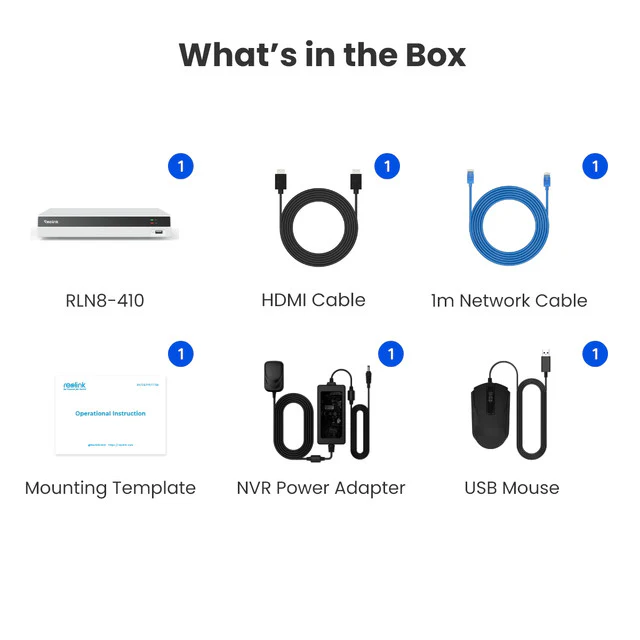 Reolink 12-Channel PoE NVR for 24/7 Continuous Recording(White) - Image 10
