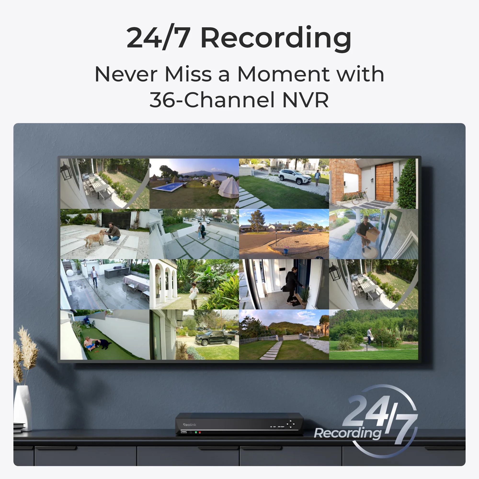 Reolink 36-Channel NVR Up to 48TB Storage Capacity - Image 2