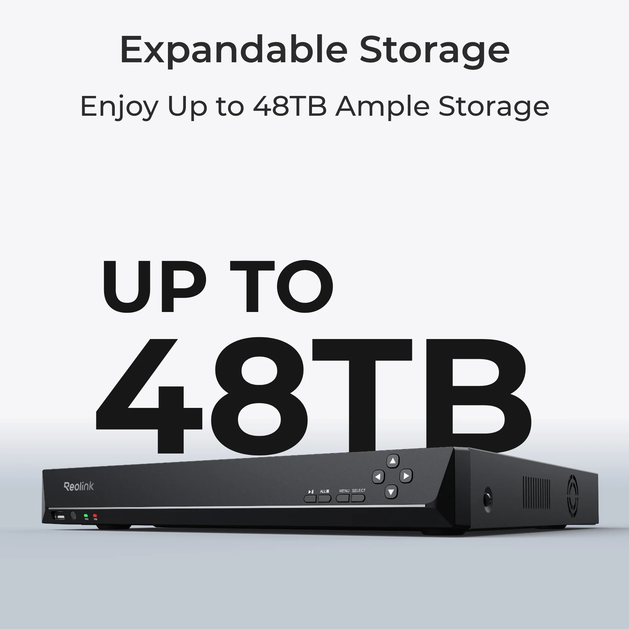 Reolink 36-Channel NVR Up to 48TB Storage Capacity - Image 4