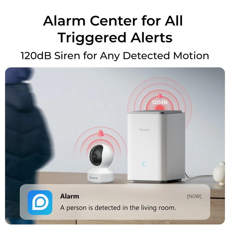 Reolink 4K Lumus Pro Wi-Fi 6 Security System Home Hub Pro 4Pack - Image 8
