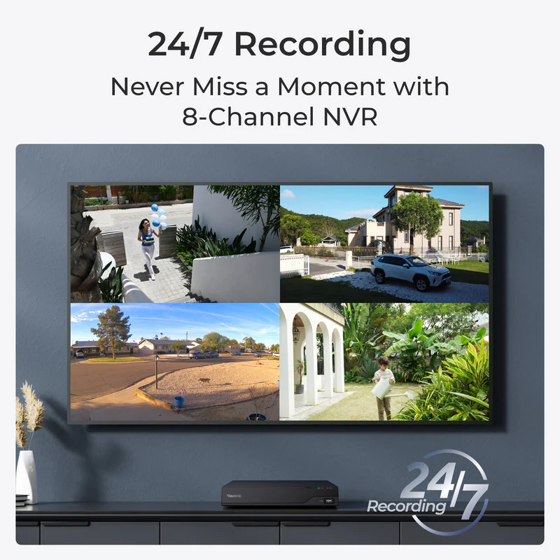 Reolink 4K Zoom Camera 4×Video Doorbell PoE Home Security Camera System - Image 8