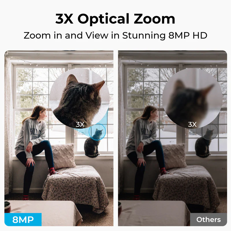 Reolink 5MP Wi-Fi Surveillance System with Auto-Tracking 3× Optical Zoom - Image 2