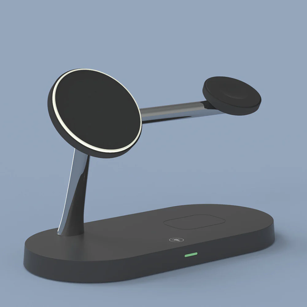 Rewyre 5-in-1 Magnetic Fast Wireless Charger (Black) - Image 2