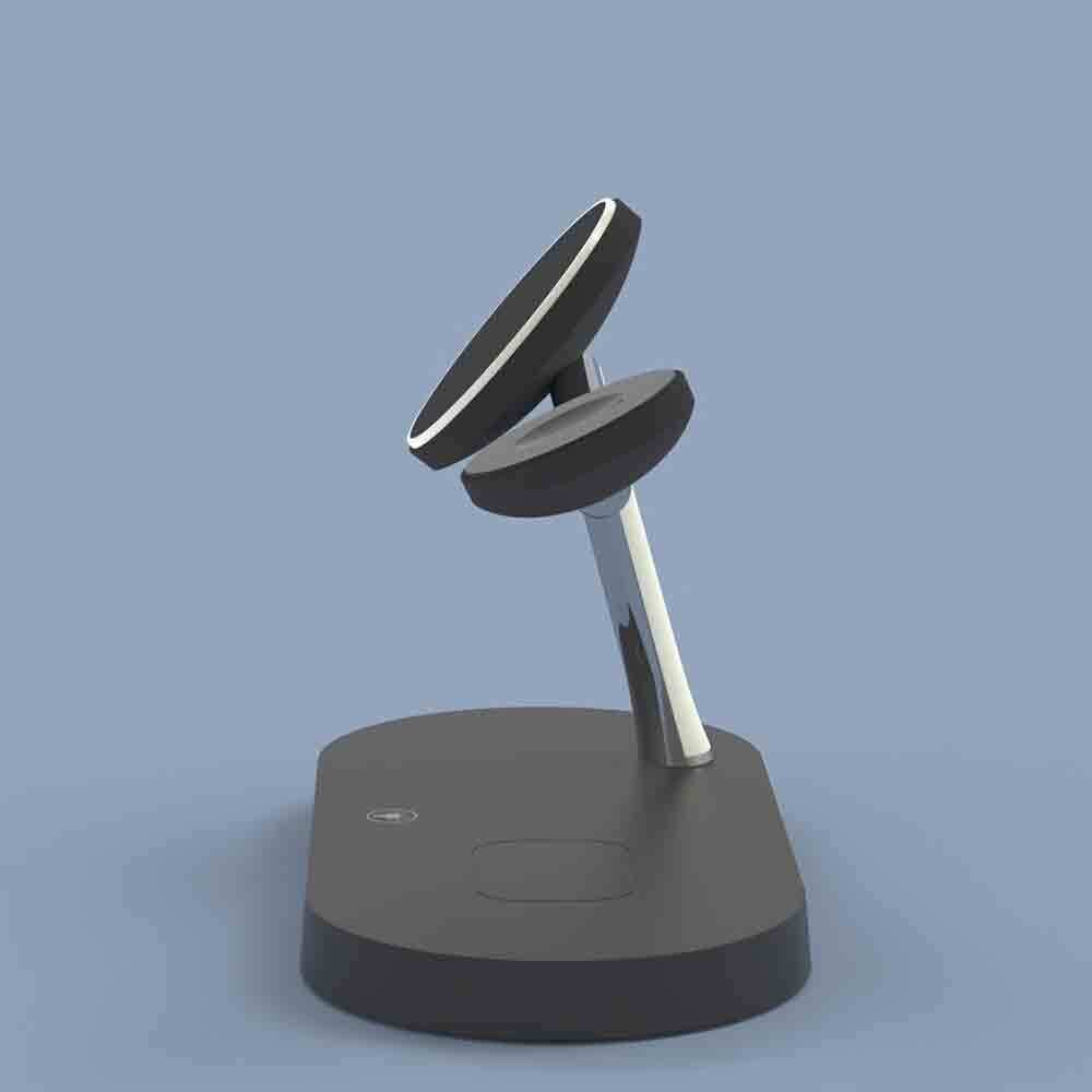 Rewyre 5-in-1 Magnetic Fast Wireless Charger (Black) - Image 5