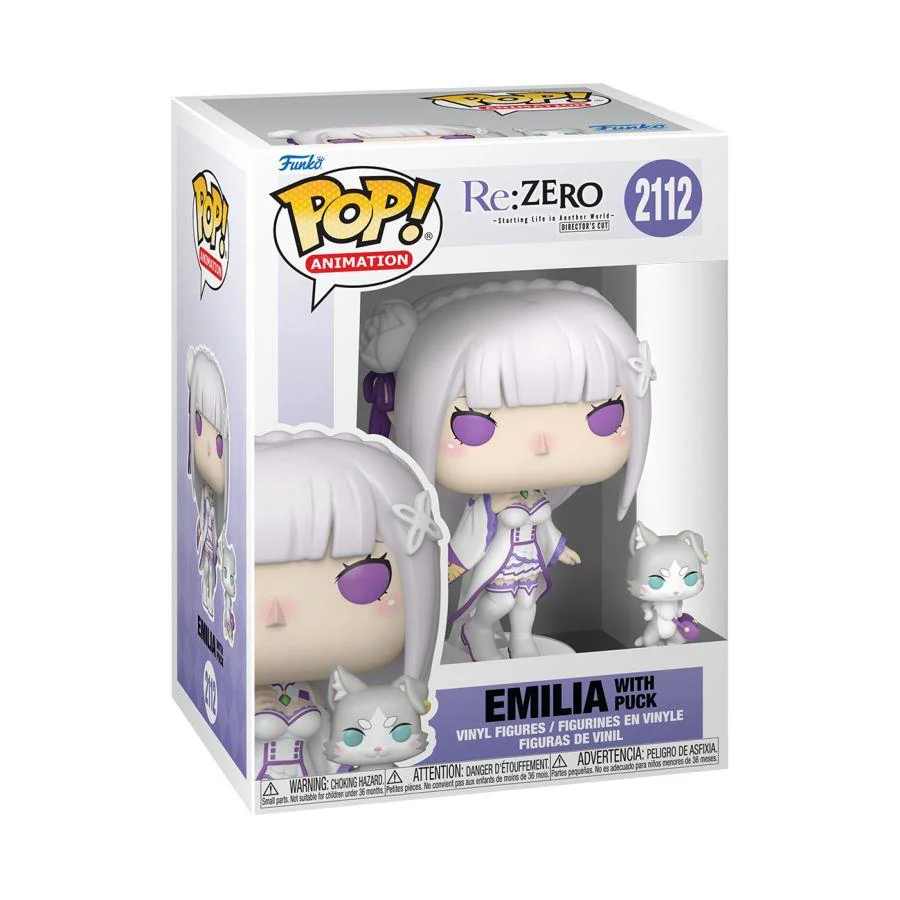 Re:Zero - Starting Life in Another World - Emilia & Puck Pop! Vinyl - Image 2