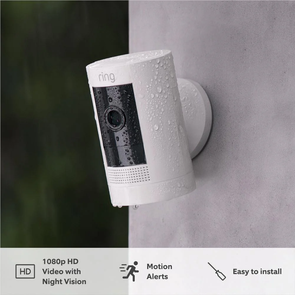 Ring 2-Pack Outdoor Security Camera [Stick Up Cam] Battery (White) - Image 4