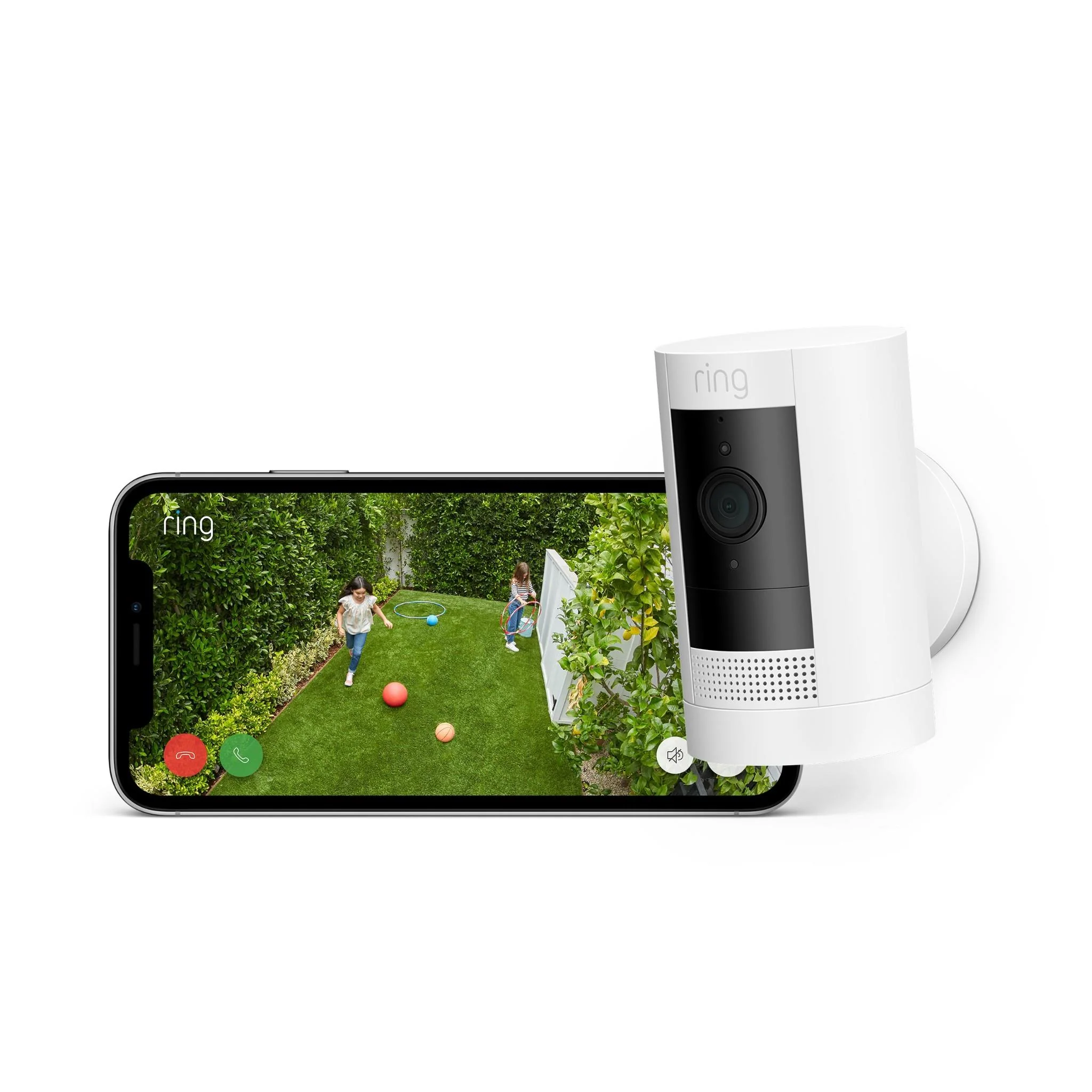 Ring 2-Pack Outdoor Security Camera [Stick Up Cam] Battery (White) - Image 5