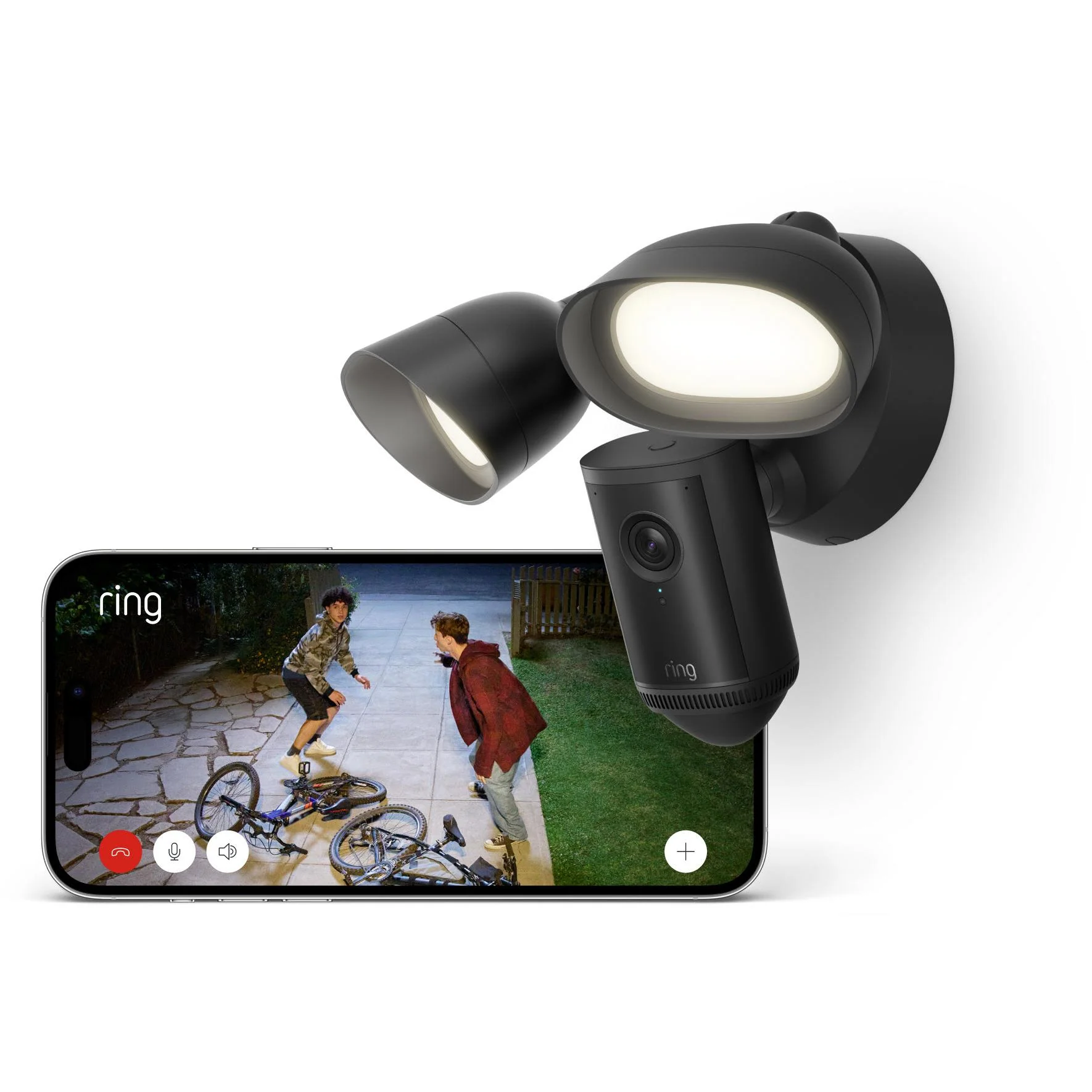 Ring Floodlight Cam Pro(2nd Gen) Wired Security Camera (Black) - Image 4