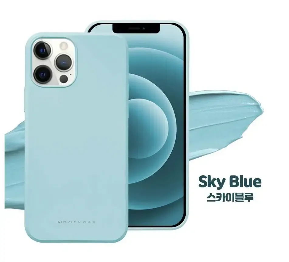 Roar Soft TPU Case iPhone 14 Pro Max Sky Blue - Image 2