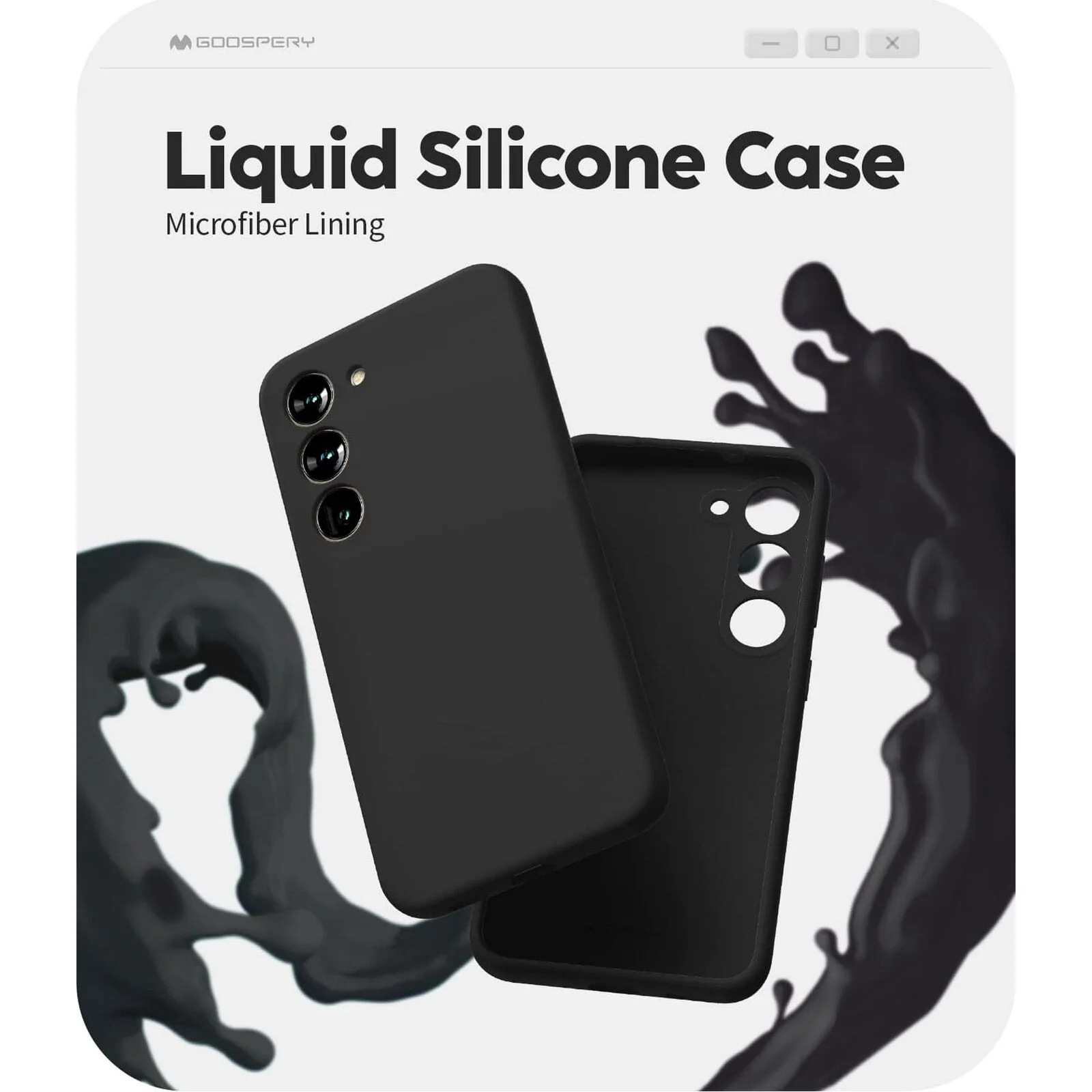 Roar Soft TPU [Space] Case,  s24 [Black] - Black | Galaxy S24 - Image 3