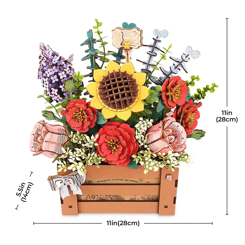 Robotime Wood Bloom Box - Image 6