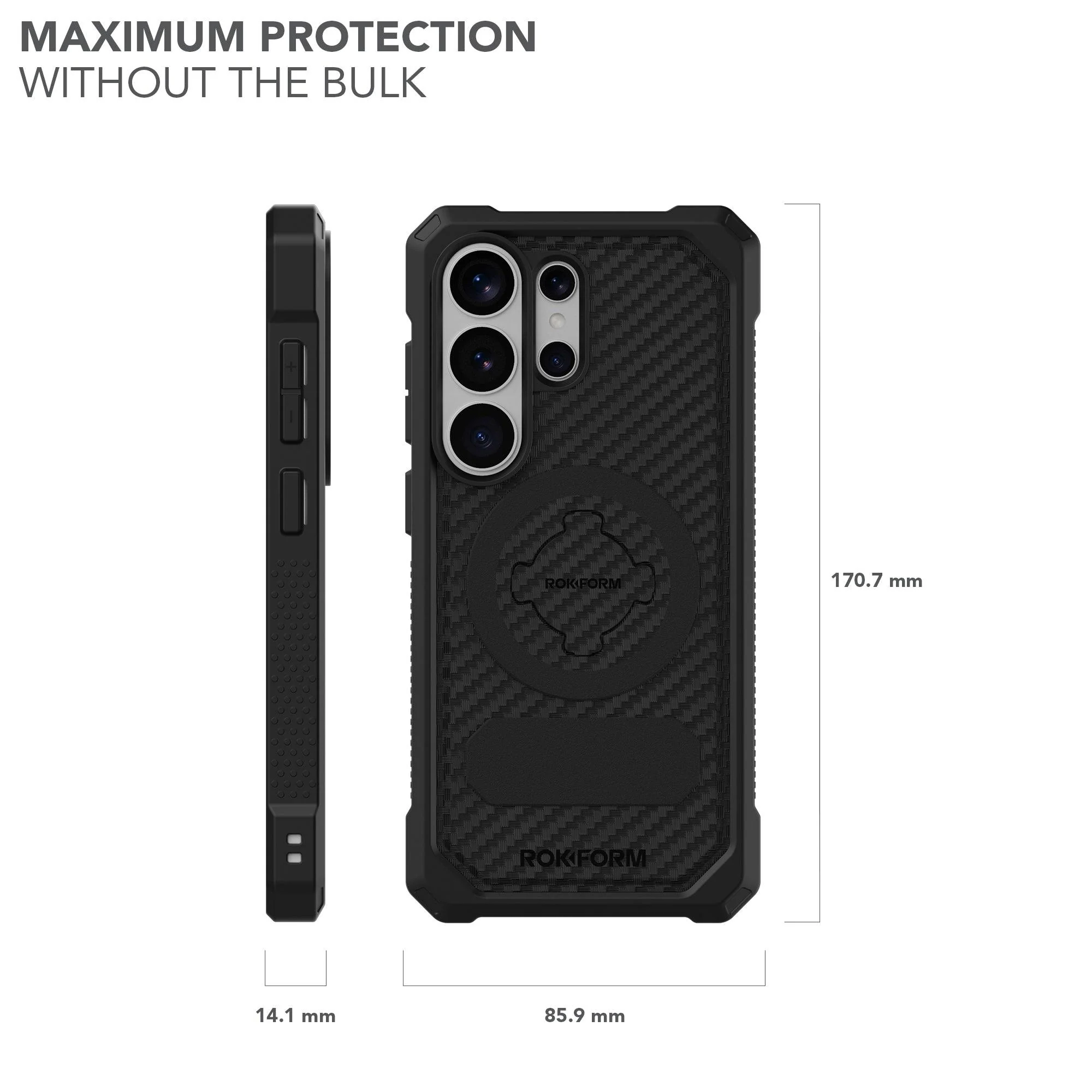 Rokform Rugged Case for Galaxy S26 Ultra (Black) - Image 6