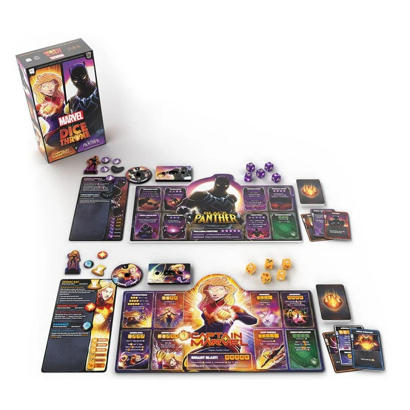 Roxley Dice Throne Marvel 2 Hero Box 1 Captain Marvel and Black Panther Game - Image 6