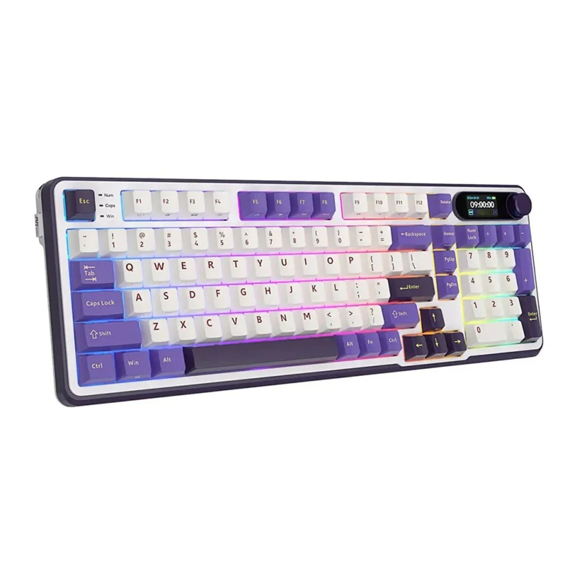 Royal Kludge RK-S98 Tri Mode RGB 98 Keys Mechanical Keyboard (Blackberry Mousse) - Image 2