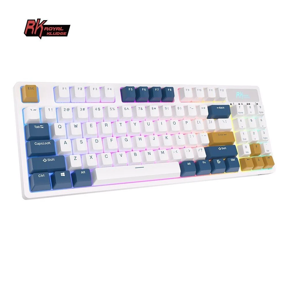 Royal Kludge RK89 Tri Mode RGB Hot Swappable Mechanic Keyboard (Red Switch) - Image 2